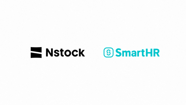 NstockとSmartHRのロゴ